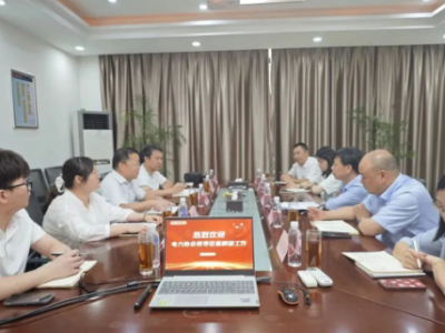 浙江電力協(xié)會(huì)領(lǐng)導(dǎo)來(lái)我公司調(diào)研指導(dǎo)工作！